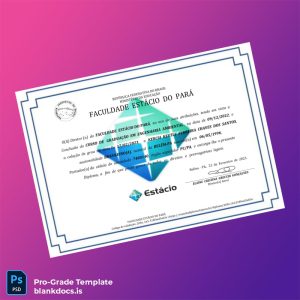 Blank Brazil Estácio de Sá College Bachelor of Engineering in Environmental Engineering Template Document Preview - BlankDocs