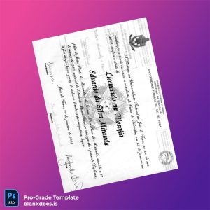 Blank Brazil Federal University of Juiz de Fora Bachelor of Arts in Philosophy Template Document Preview - BlankDocs