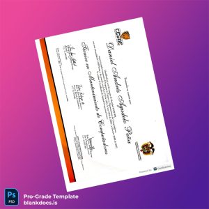 Blank Colombia Cesde Technical Diploma in Computer Maintenance Document Preview - BlankDocs