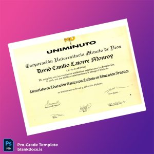 Blank Colombia Corporación Universitaria Minuto de Dios Licenciado en Educación Básica con Énfasis en Educación Artística Template Document Preview - BlankDocs