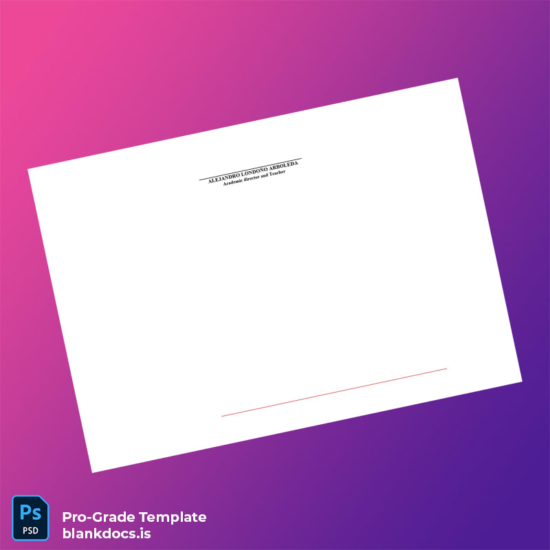 Blank Colombia Sistema Global English Basic English Program Certificate page 2 Document Preview - BlankDocs