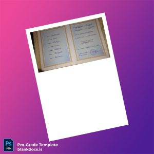 Blank Germany Hochschule für Wirtschaft Diplom Certificate Template Document Preview - BlankDocs