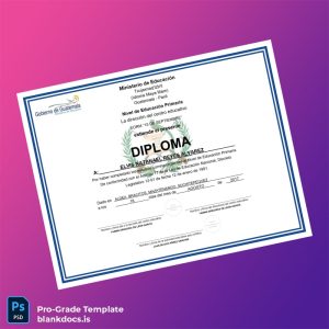 Blank Guatemala EORM _15 de Septiembre_ Primary Education Diploma Document Preview - BlankDocs