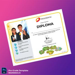 Blank Guatemala Progrentis Level 3 Diploma Template Document Preview - BlankDocs