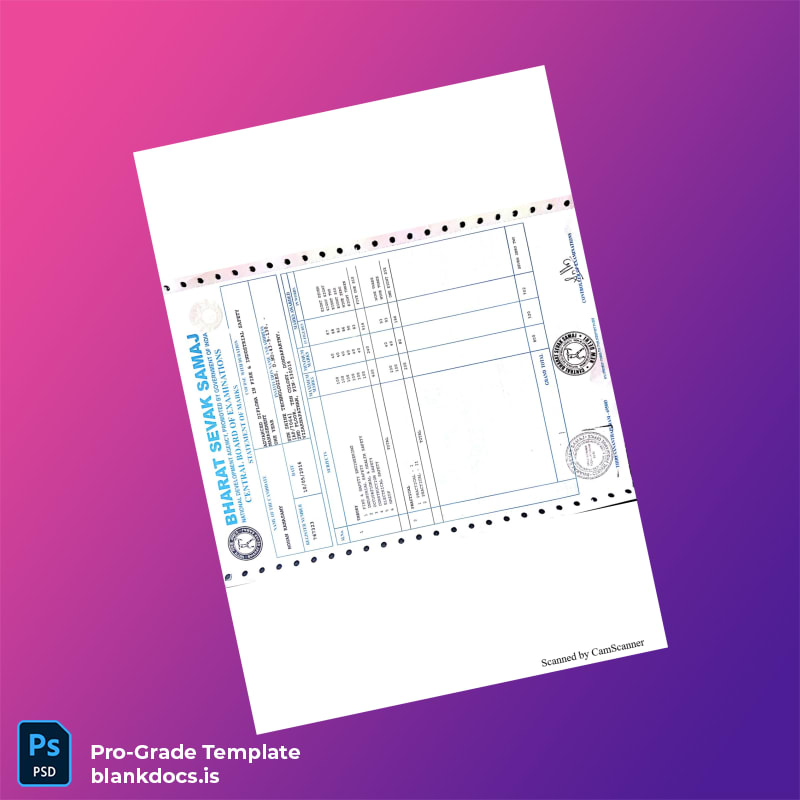 Blank India Bharat Sevak Samaj Advanced Diploma in Fire and Industrial Safety Management Template page 2 Document Preview - BlankDocs
