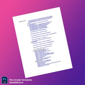 Blank Pakistan Pakistan Peoples Party Post Graduate Diploma in Tourism & Travel Industry Management Template Document Preview - BlankDocs