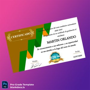 Blank Peru Resguardos 7 Munay VIP High School Diploma Template Document Preview - BlankDocs