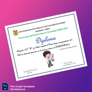 Blank Peru San Martin de Porres Public Educational Institution Recognition Certificate Document Preview - BlankDocs