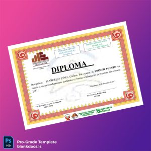 Blank Peru Uni... Diploma for Academic Achievement Template Document Preview - BlankDocs