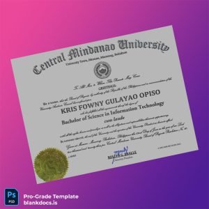 Blank Philippines Central Mindanao University Bachelor of Science in Information Technology Template Document Preview - BlankDocs