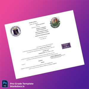 Blank Philippines Tanauan City Integrated High School High School Diploma Template Document Preview - BlankDocs