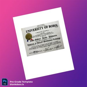 Blank Philippines University of Bohol Associate in Aircraft Maintenance Technology Template Document Preview - BlankDocs