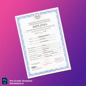 Blank Poland Akademia Nauk Stosowanych Wincetego Pola w Lublinie Bachelor of Science in Nursing Template Document Preview - BlankDocs