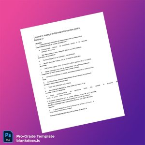 Blank Romania Diploma in Community Research Strategies for Addressing Bullying Template Document Preview - BlankDocs