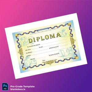 Blank Romania Model Diploma Template Document Preview - BlankDocs