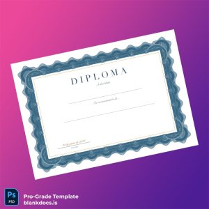 Blank Spain Diploma of Humor Template Document Preview - BlankDocs