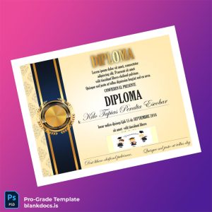 Blank Spain Diploma of Perseverance Template Document Preview - BlankDocs