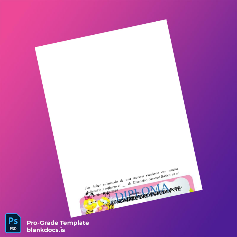 Blank Spain Educational Diploma Template page 7 Document Preview - BlankDocs