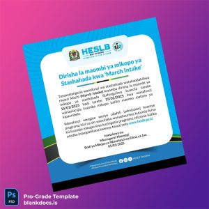 Blank Tanzania Mikopo Diploma Template Document Preview - BlankDocs