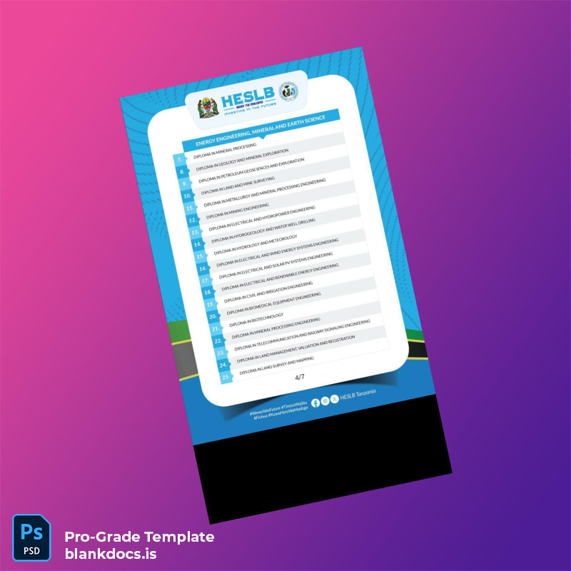 Blank Tanzania Mikopo Diploma Template page 5 Document Preview - BlankDocs