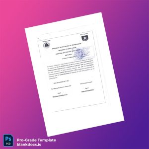 Blank Timor-Leste Ministry of Education General Secondary Education Diploma Template Document Preview - BlankDocs