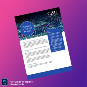 Blank UK Chartered Institute for Securities and Investment Diploma in Capital Markets Document Preview - BlankDocs