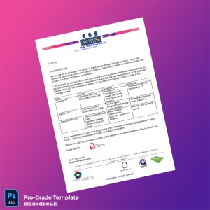 Blank UK Hyde Technology School Diploma Letter Template Document Preview - BlankDocs