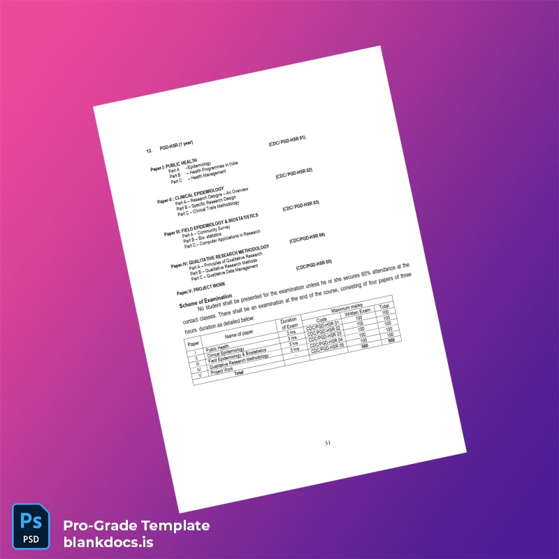 Blank UK Postgraduate Diploma in Adolescent Care and Counseling page 5 Document Preview - BlankDocs