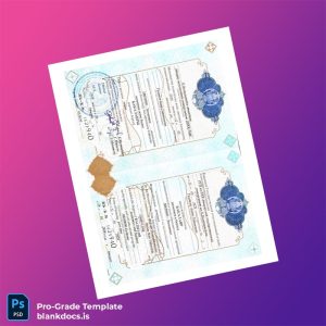 Blank USA Diploma Template Document Preview - BlankDocs