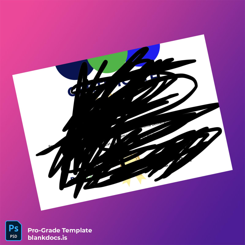 Blank USA Interpreter Diploma Template Document Preview - BlankDocs