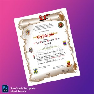 Blank Venezuela Bryl Course Certificate Document Preview - BlankDocs